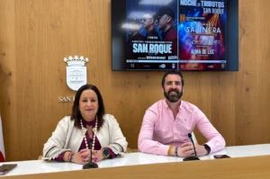 David Ramos y María del Mar Collado presentan los carteles de los conciertos pre-feria de San Roque