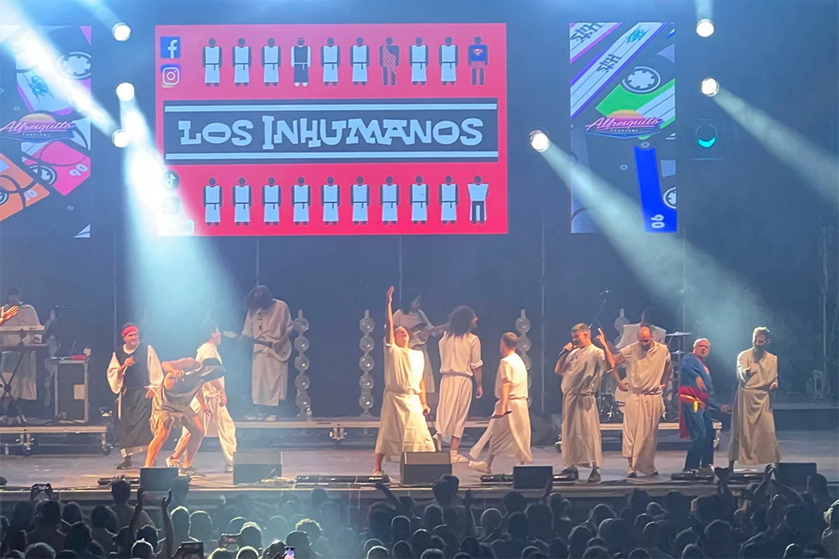 Los Inhumanos actúan en Al Fresquito Festival en San Roque